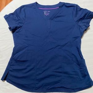Healing Hands Purple Label Jane Scrub Top- Navy